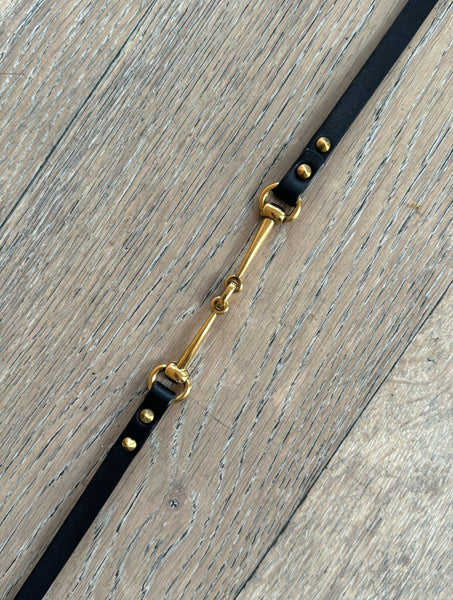 Vintage Gucci by Tom Ford Horsebit Slim Belt