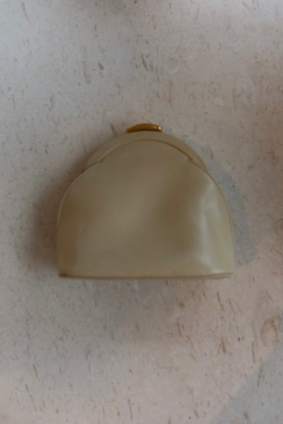 Vintage Gucci Ivory Leather Clutch