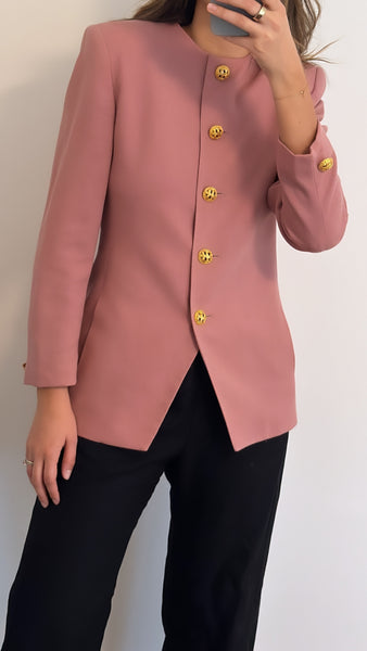 Vintage Christian Dior Dusty Rose Jacket