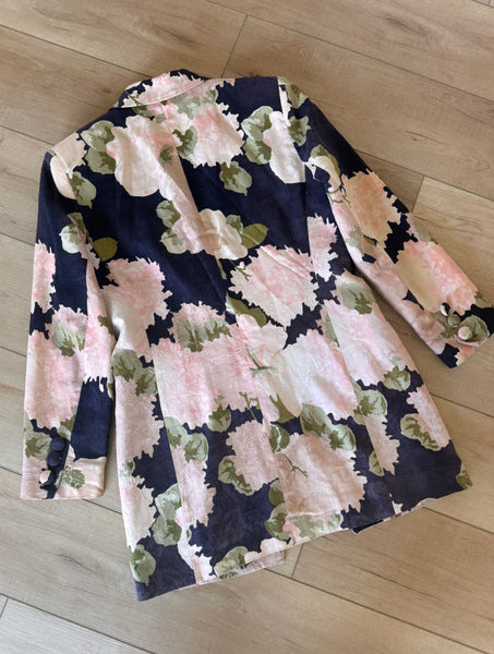 Vintage Christian Dior Floral Print Blazer
