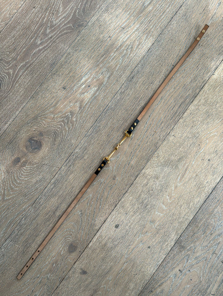 Vintage Gucci by Tom Ford Horsebit Slim Belt