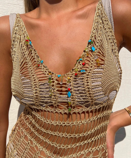Vintage Roberto Cavalli Fringe Dress