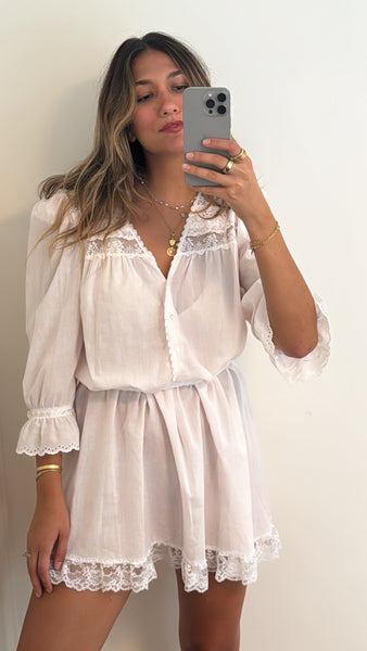 Vintage Christian Dior Lace Summer Dress