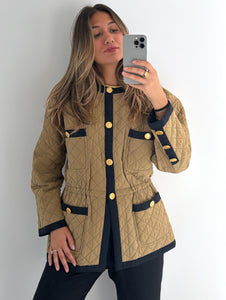 Vintage Escada Silk Quilted Jacket