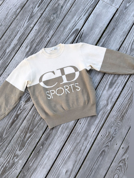 Vintage Christian Dior Sports Knit Sweater