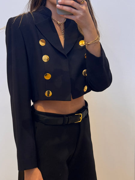 Vintage Yves Saint Laurent Navy Blue Jacket