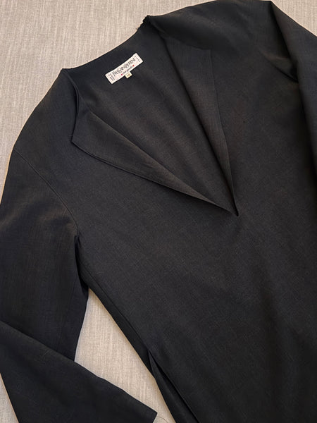 Vintage Yves Saint Laurent High Slit Tunic Top