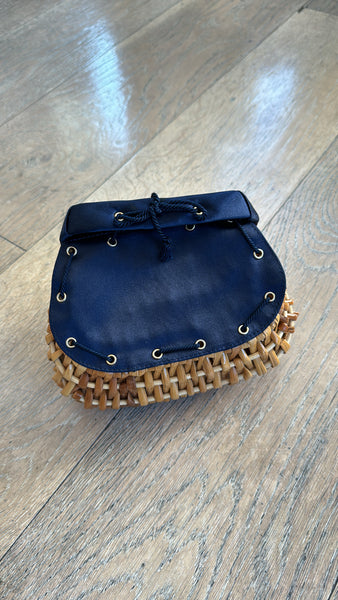 Vintage Bottega Veneta Wicker Clutch