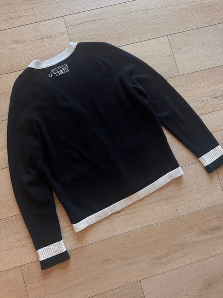 Chanel Black Cashmere Cardigan
