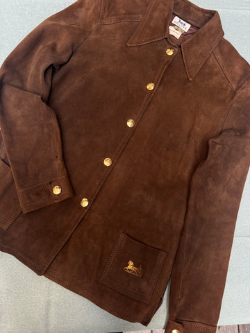 1970s Céline Brown Suede Jacket