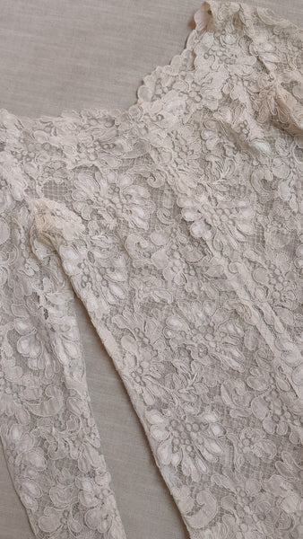 Vintage Antique Lace Maxi Dress