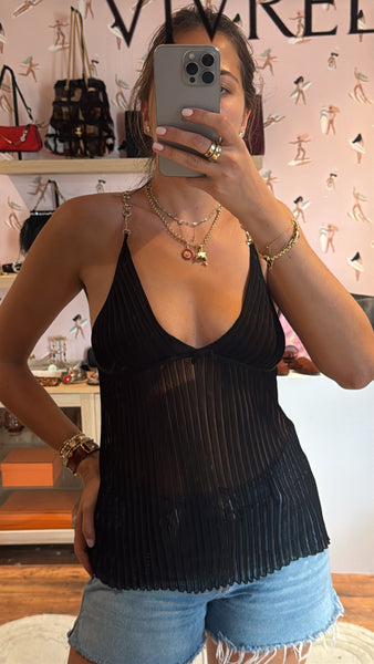 Vintage Gucci by Tom Ford Horsebit Chain Top