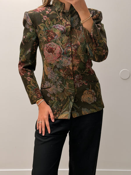 Vintage Ralph Lauren Tapestry Print Jacket