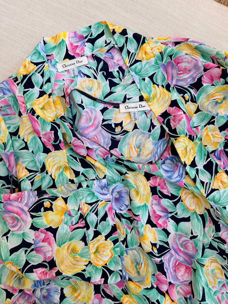 Vintage Christian Dior Dress & Robe Set