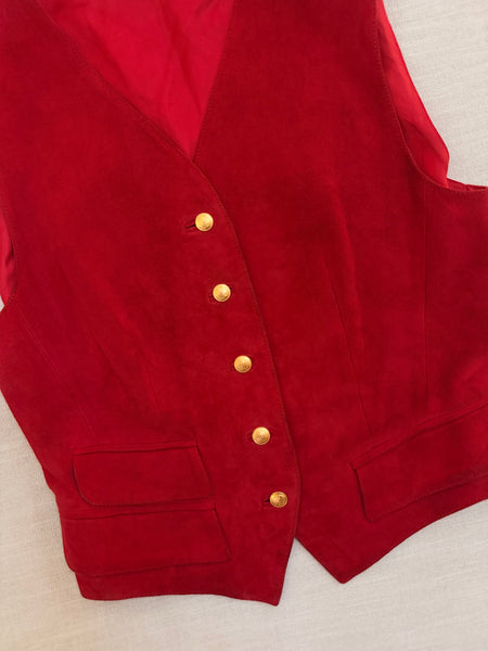 Vintage Gucci Suede Vest