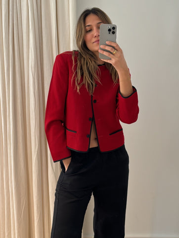 Vintage Christian Dior Red Jacket