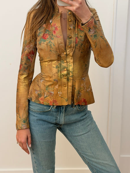 Vintage Ralph Lauren Runway Leather Jacket