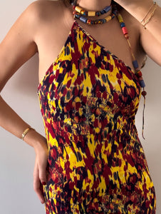 Vintage S/S 1997 Jean Paul Gaultier Beaded Neck Dress
