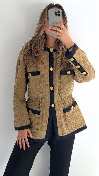 Vintage Escada Silk Quilted Jacket