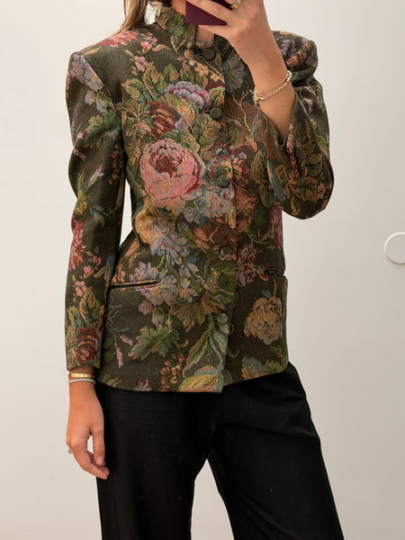 Vintage Ralph Lauren Tapestry Print Jacket