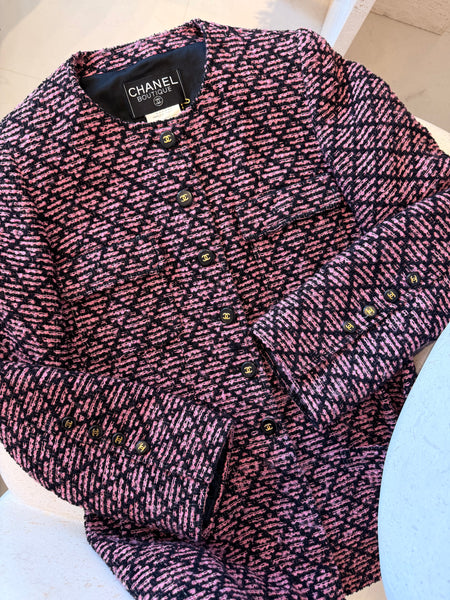 Vintage Chanel 1995 Runway Tweed Jacket