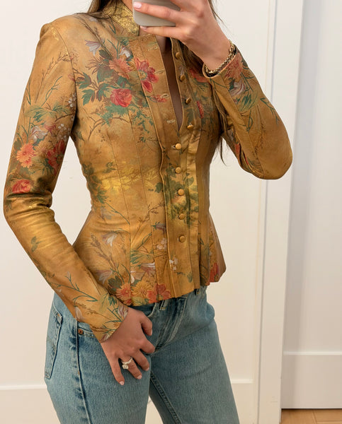 Vintage Ralph Lauren Runway Leather Jacket