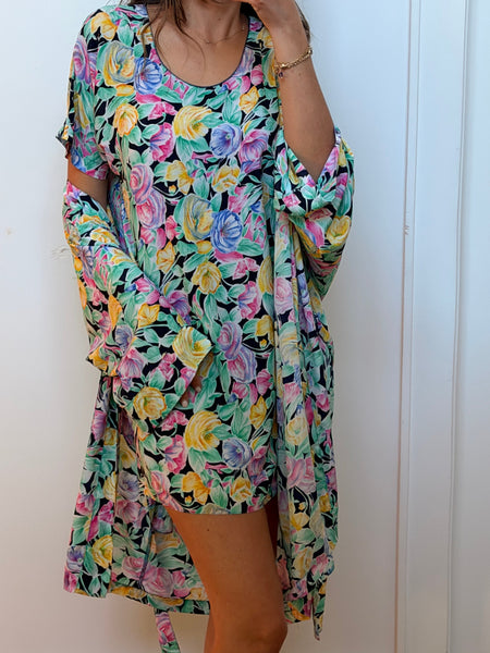 Vintage Christian Dior Dress & Robe Set
