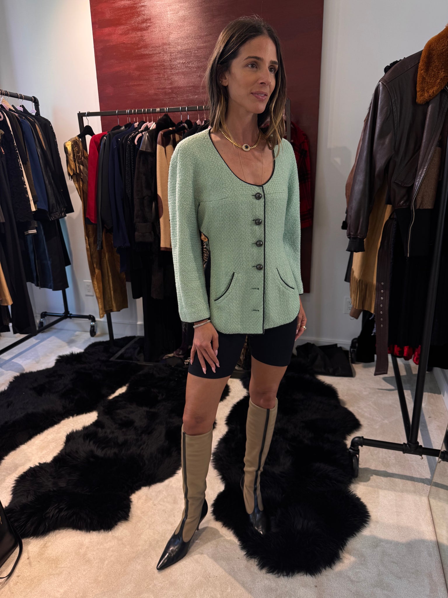 Vintage Chanel Backless Jacket