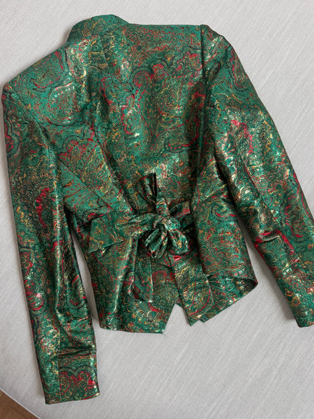 Vintage Yves Saint Laurent 1992 Runway Brocade Jacket