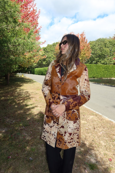 Vintage Roberto Cavalli Pony Hair Coat