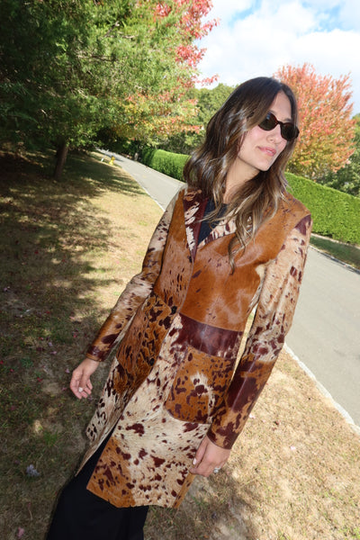 Vintage Roberto Cavalli Pony Hair Coat