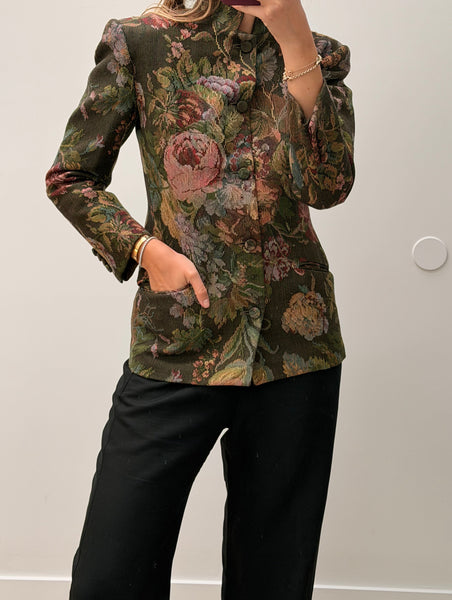 Vintage Ralph Lauren Tapestry Print Jacket