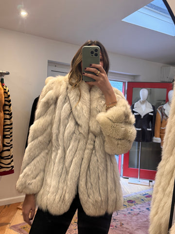 Vintage Chloé Fox Fur Coat