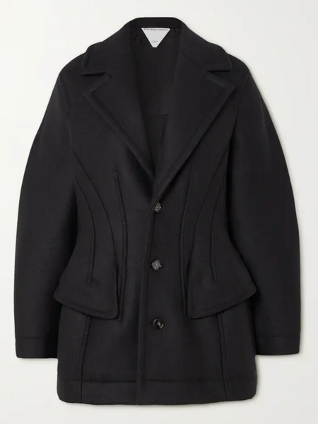 Bottega Veneta Sculptured Wool Coat