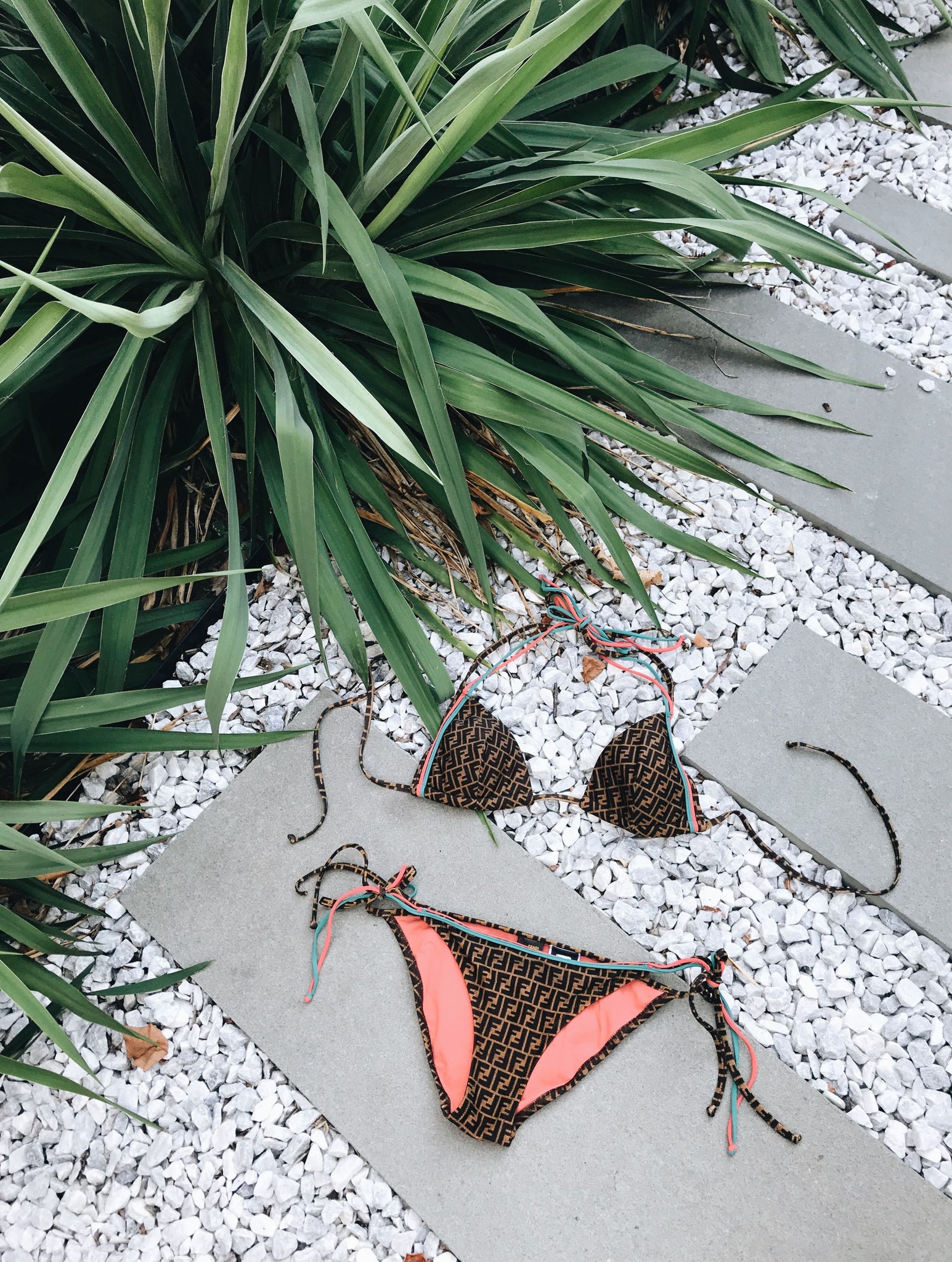 Vintage Fendi Monogram Bikini
