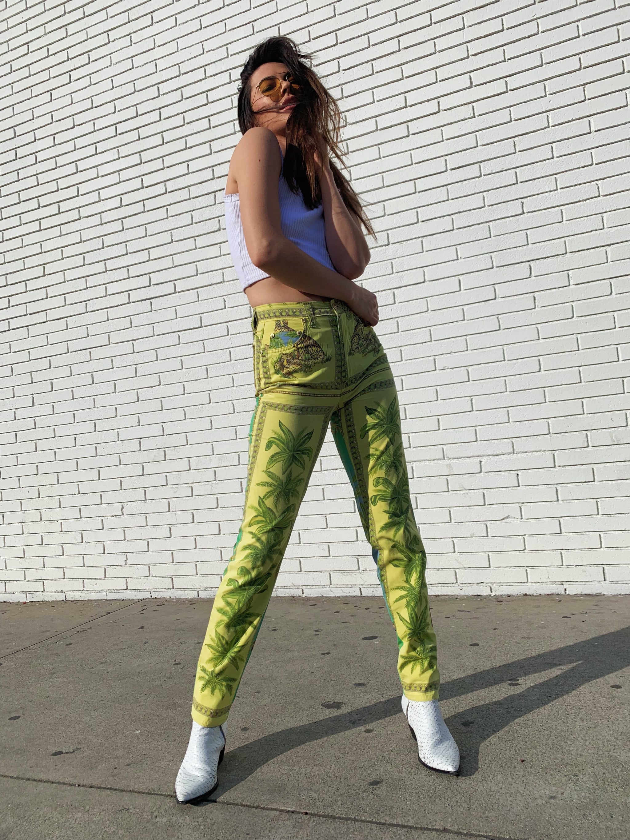 Vintage Versace Jungle Print Pants – NÜNÜ VINTAGE