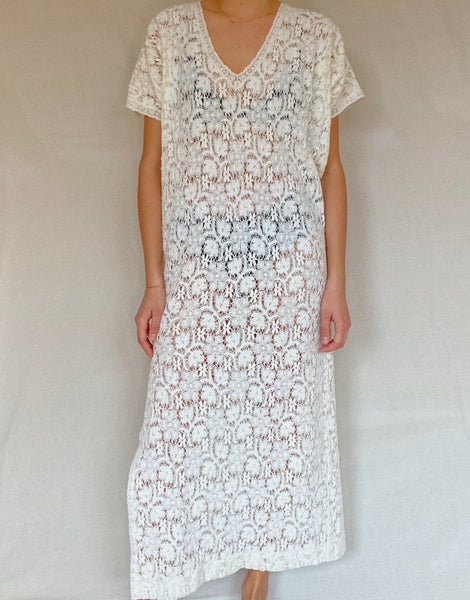 Vintage Christian Dior Knit Maxi Dress