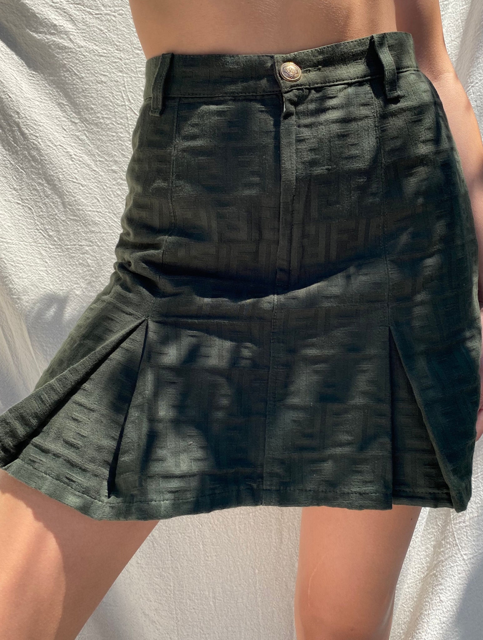 Vintage Fendi Monogram Skirt