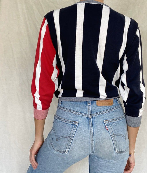 Vintage Christian Dior Striped Sweater
